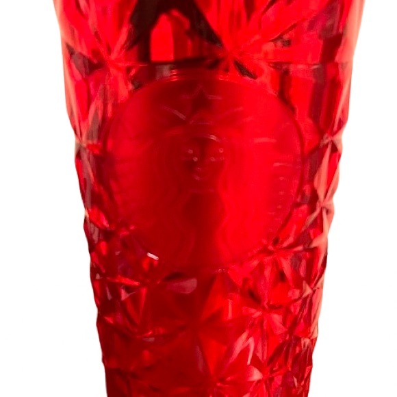NEW- Starbucks Red Diamond Prism Crystal Venti 24oz Tumbler - Picture 6 of 8